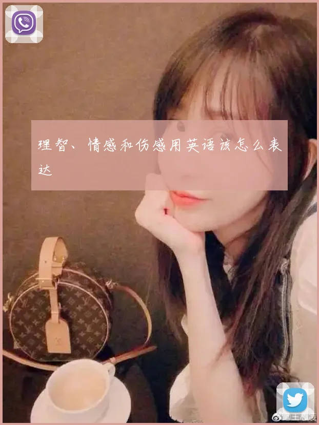 理智、情感和伤感用英语该怎么表达