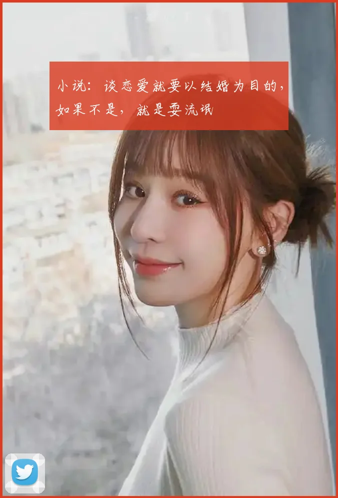 小说:谈恋爱就要以结婚为目的,如果不是,就是耍流氓