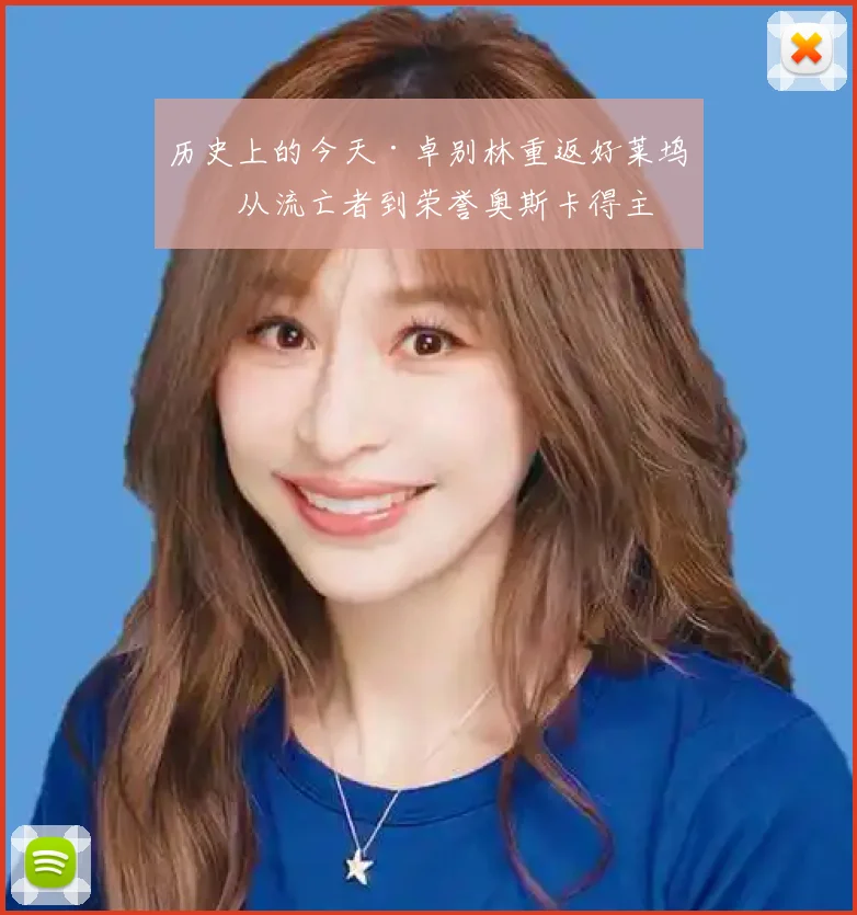 历史上的今天·卓别林重返好莱坞：从流亡者到荣誉奥斯卡得主